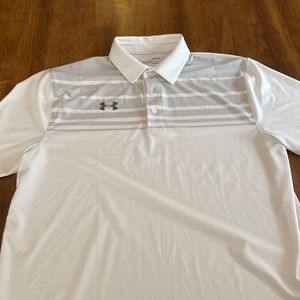 Mens UA golf Polo, Large.